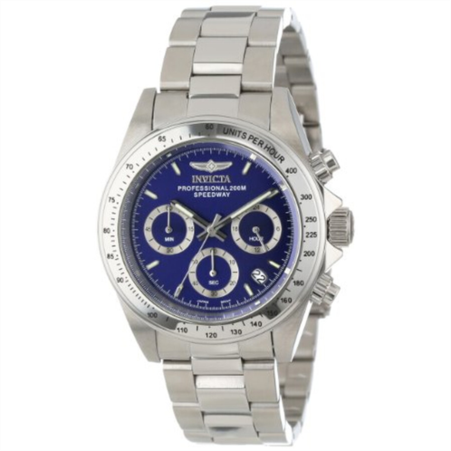 Invicta Speedway Chronograph Blue Dial Stainless Steel Mens Watch Invicta Speedway Chronograph Blue Dial Stainless Steel Mens Watch