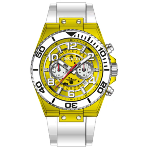 Invicta Speedway GMT Date Quartz Yellow Dial Mens Watch Invicta Speedway GMT Date Quartz Yellow Dial Mens Watch