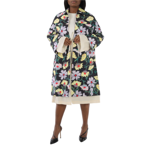Marni Ladies Floral-print Oversized Coat Brand Size 40 (US Size 6) Marni Ladies Floral-print Oversized Coat Brand Size 40 (US Size 6)