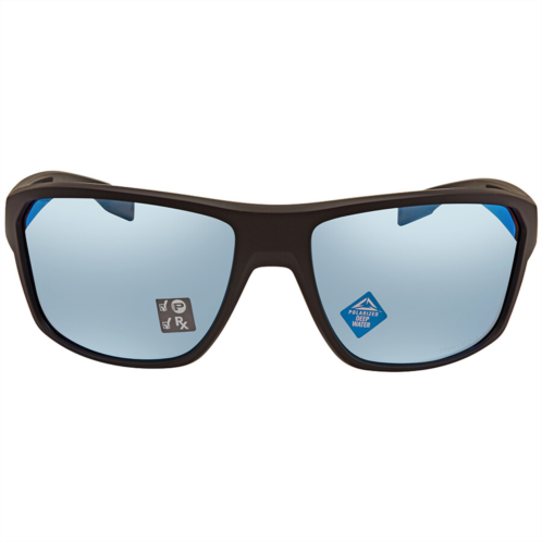 Oakley Split Shot Prizm Deep Water Polarized Wrap Mens Sunglasses Oakley Split Shot Prizm Deep Water Polarized Wrap Mens Sunglasses
