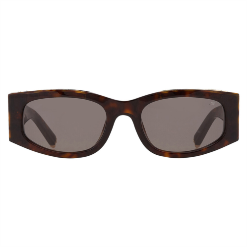 Philipp Plein Grey Oval Ladies Sunglasses Philipp Plein Grey Oval Ladies Sunglasses