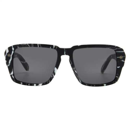 Philipp Plein Smoke Square Ladies Sunglasses Philipp Plein Smoke Square Ladies Sunglasses