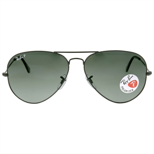 Ray-Ban Aviator Classic Polarized Green Unisex Sunglasses Ray-Ban Aviator Classic Polarized Green Unisex Sunglasses