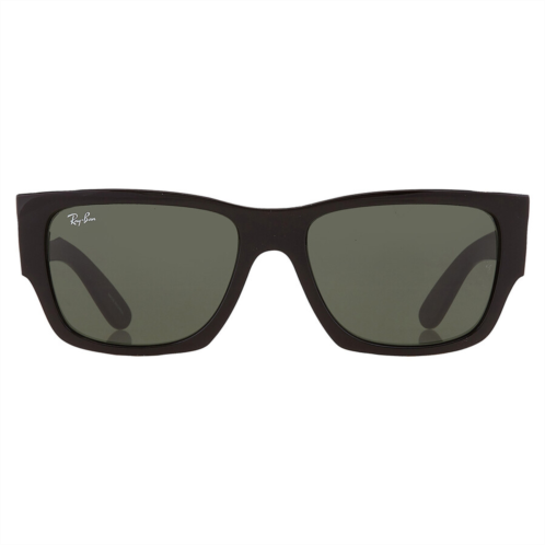 Ray-Ban Carlos Green Rectangular Unisex Sunglasses Ray-Ban Carlos Green Rectangular Unisex Sunglasses