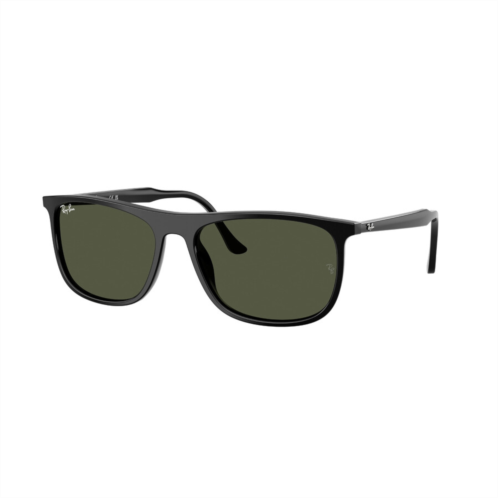 Ray-Ban Green Rectangular Unisex Sunglasses Ray-Ban Green Rectangular Unisex Sunglasses
