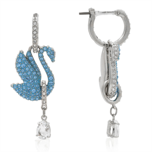 Swarovski Blue Swan Drop Earrings Swarovski Blue Swan Drop Earrings