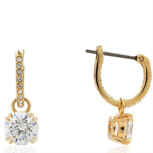 Swarovski Ladies Constella White / Gold-tone Drop Earrings Swarovski Ladies Constella White / Gold-tone Drop Earrings