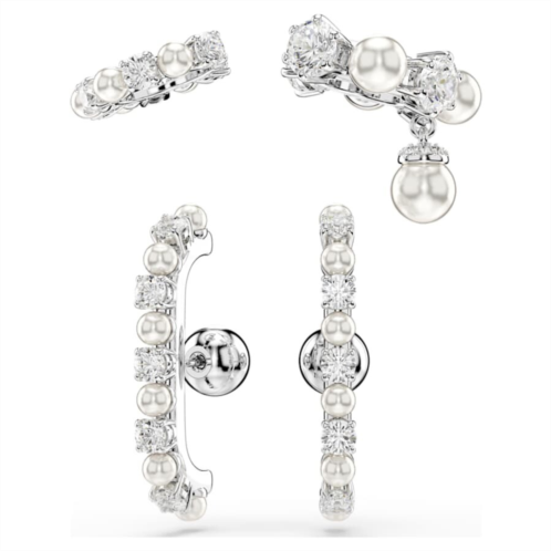 Swarovski Matrix Crystal Pearl Cuff Earrings Set Swarovski Matrix Crystal Pearl Cuff Earrings Set
