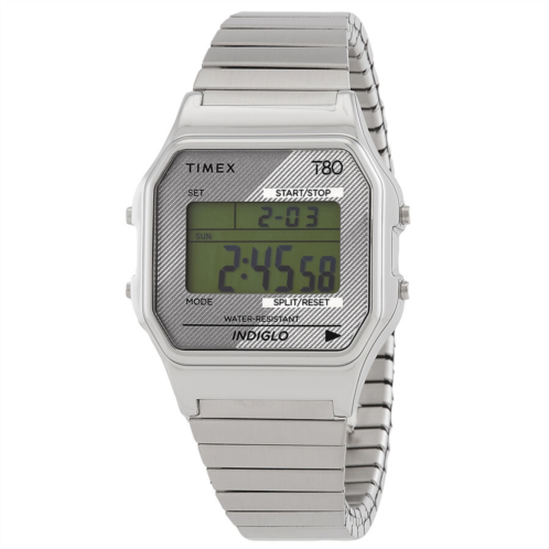 Timex 80 Alarm Quartz Digital Expansion Band Unisex Watch TW2R79100 Timex 80 Alarm Quartz Digital Expansion Band Unisex Watch TW2R79100