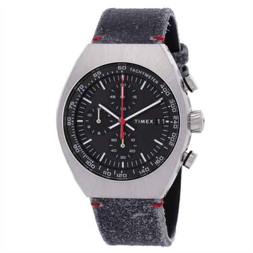 Timex Legacy Tonneau Chronograph Quartz Black Dial Mens Watch TW2W50000 Timex Legacy Tonneau Chronograph Quartz Black Dial Mens Watch TW2W50000