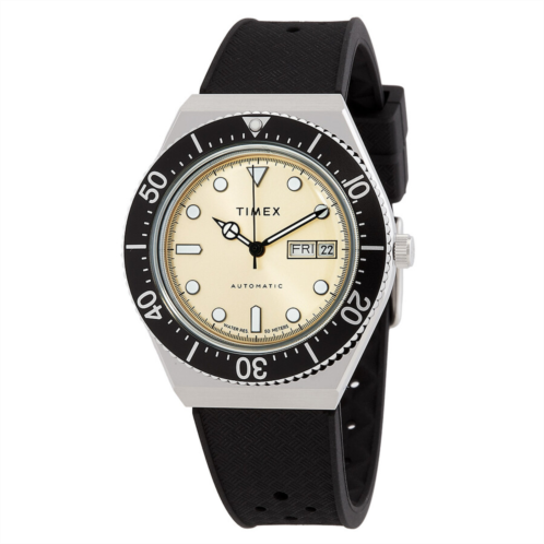 Timex M79 Automatic Champagne Dial Mens Watch TW2W47600 Timex M79 Automatic Champagne Dial Mens Watch TW2W47600