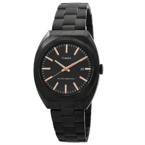 Timex Milano XL Quartz Black Dial Mens Watch Timex Milano XL Quartz Black Dial Mens Watch
