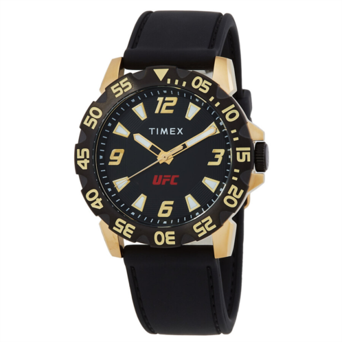 Timex UFC Champ Quartz Black Dial Mens Watch Timex UFC Champ Quartz Black Dial Mens Watch