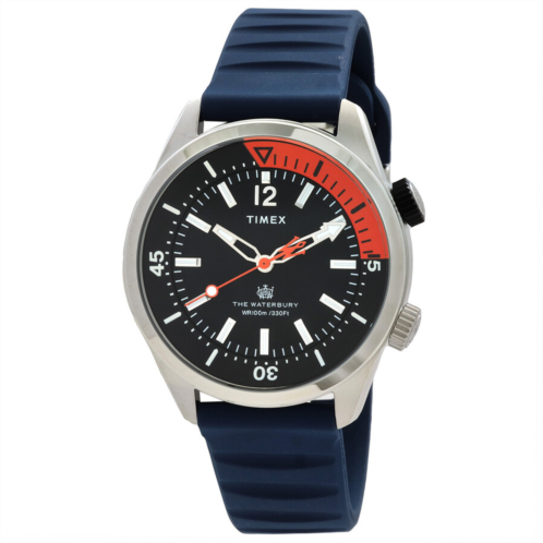 Timex Waterbury Quartz Black Dial Mens Watch Timex Waterbury Quartz Black Dial Mens Watch