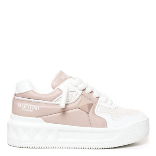 Valentino Garavani Two-Tone Leather One Stud XL Sneakers Brand Size 37 ( US Size 7 ) Valentino Garavani Two-Tone Leather One Stud XL Sneakers Brand Size 37 ( US Size 7 )