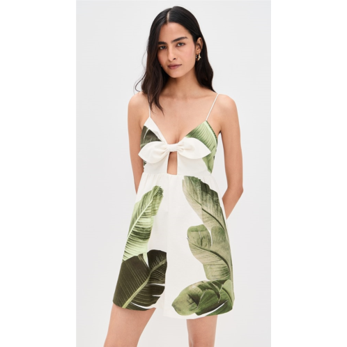 Alice olivia Melvina Tie Fit Gathered Babydoll Dress Alice olivia Melvina Tie Fit Gathered Babydoll Dress