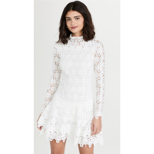 SIMKHAI Joy Lace Mini Dress SIMKHAI Joy Lace Mini Dress