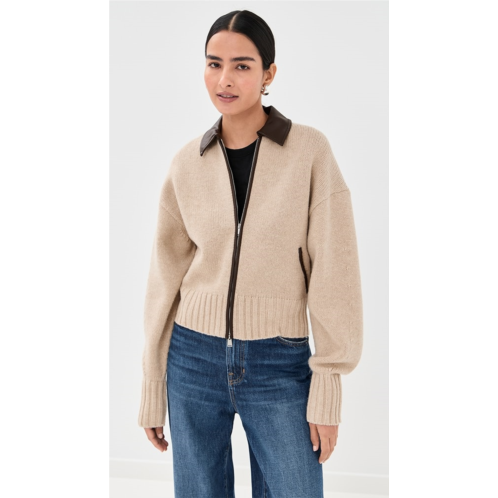 SIMKHAI Zofia Zipper Cardigan SIMKHAI Zofia Zipper Cardigan