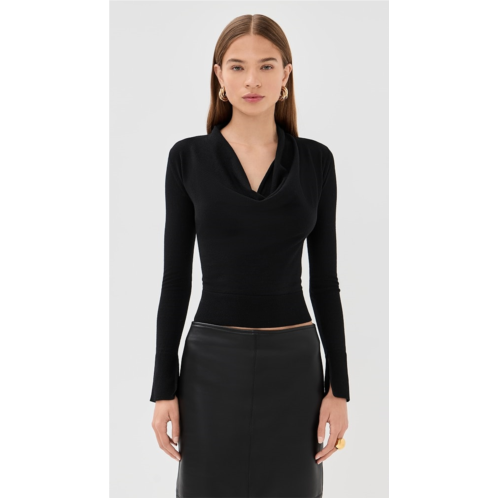 SIMKHAI Natia Cowl Neck Top SIMKHAI Natia Cowl Neck Top