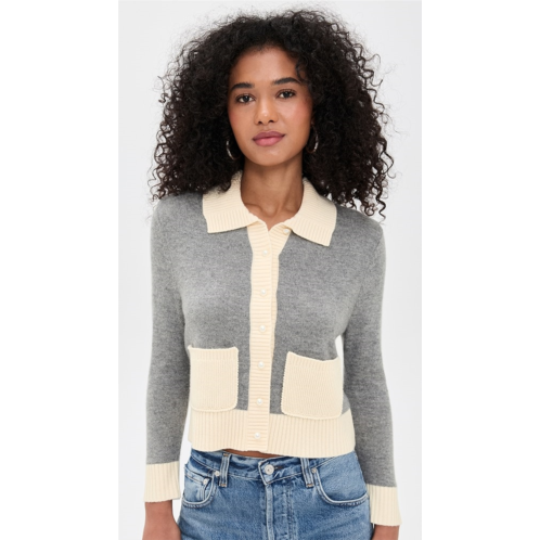RE/DONE Pearl Contrast Cardigan RE/DONE Pearl Contrast Cardigan