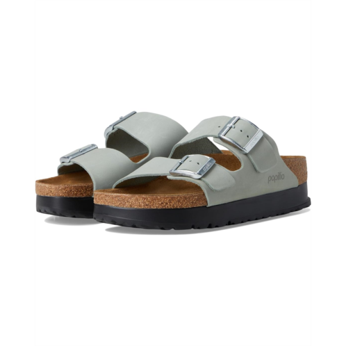 Womens Birkenstock Papillio by Birkenstock Arizona Platform Sandal - Nubuck Womens Birkenstock Papillio by Birkenstock Arizona Platform Sandal - Nubuck