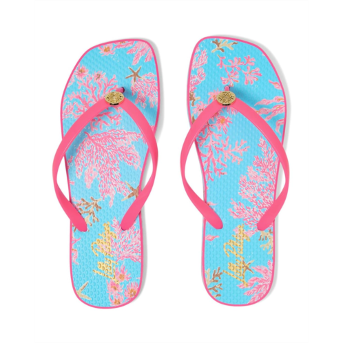 Womens Lilly Pulitzer Sandsational Square Toe F Womens Lilly Pulitzer Sandsational Square Toe F