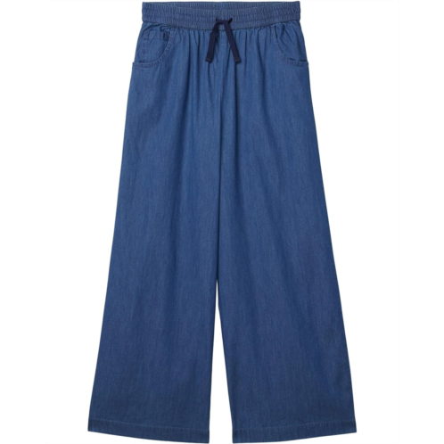 Janie and Jack Chambray Tie Wide Leg Pants (Toddler/Little Kid/Big Kid) Janie and Jack Chambray Tie Wide Leg Pants (Toddler/Little Kid/Big Kid)