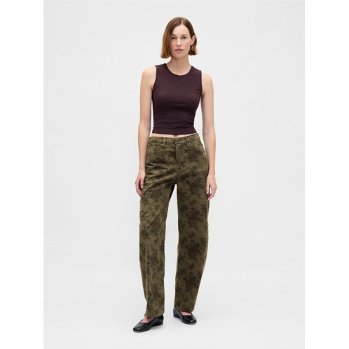 Gap High Rise Barrel Jeans Gap High Rise Barrel Jeans