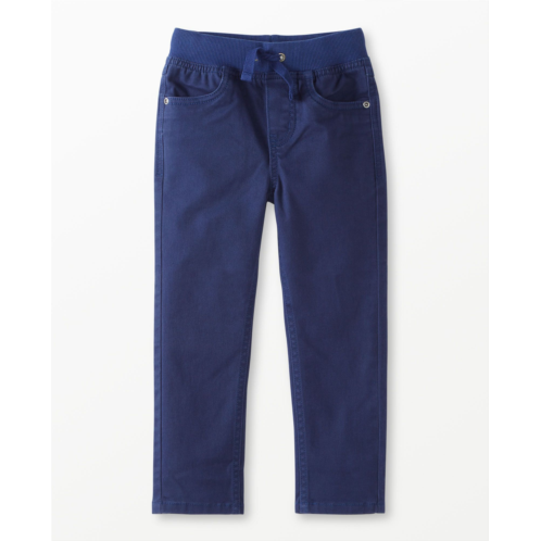 Hannaandersson Slim Fit Twill Pull-On Pants Hannaandersson Slim Fit Twill Pull-On Pants