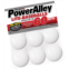 Heater Sports PowerAlley 60 MPH White Lite Baseballs (6 Pack)