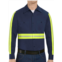 Red Kap Mens Enhanced Visibility Long Sleeve Work Shirt Gray/Yellow