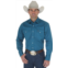 Wrangler Mens Cowboy Cut Long Sleeve Western Work Shirt Light Beige 01