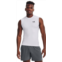 Under Armour Mens HeatGear Armour Sleeveless Compression Top Black / White