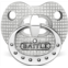 Battle 3-D Diamonds Binky Oxygen Mouth Guard Silver