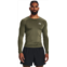 Under Armour Mens HeatGear Armour Comp Long Sleeve Top Black / White