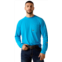 Ariat Mens Rebar HeatFighter Long Sleeve T-shirt Blue / Dark Blue