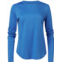 BCG Womens Turbo Melange Long Sleeve T-shirt Aqua or Turquoise Light 01