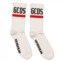 Gcds Logo Brand White Socks Brand Size II (Medium)