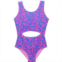 Limited Too Big Girls Cheetah One-Piece Swimsuit - UPF 50+