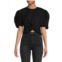 Vince Puff Sleeve Twist Front Top