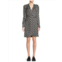 Sandro Roxane Polka Dot Faux Wrap Dress