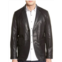 Missani Le Collezioni Classic Fit Lambskin Leather Blazer