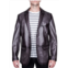 Missani Le Collezioni Distressed Leather Blazer