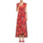 Hutch Floral Cap Sleeve Maxi Dress