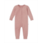 MORI Unisex Ribbed Clever Zip Romper - Baby