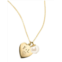 KIEL JAMES PATRICK I Heart Pearls Gold Engravable Pendant Necklace
