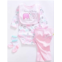 Pedolltree Reborn Baby Doll Clothes Baby Girl Doll Clothing Outfit Accessories 4 Pices Sets for 20- 23 Inches