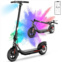 SISIGAD Electric Scooter Adults Peak 500W Motor,10 Solid Tires,20/30 Miles Long Range Scooter Electric for Adults,19Mph Speed Foldable E-Scooter for Commuting with Double Braking S