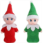 JHBEMAXS Mini Baby Elf Twins Craft Elves Set Kindness Craft Babies Doll Toys Decoration for Girls Boys Kids Adults (Pack of 2 Pieces Red & Green)