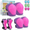 SAMIT Knee Pads for Kids 3-8 Years Boys Girls Protective Gear Set Toddler Knee and Elbow Pads with Wrist Guards 6 in 1 Safety Gear Set for Skating Cycling Bike Rollerblading Scoote
